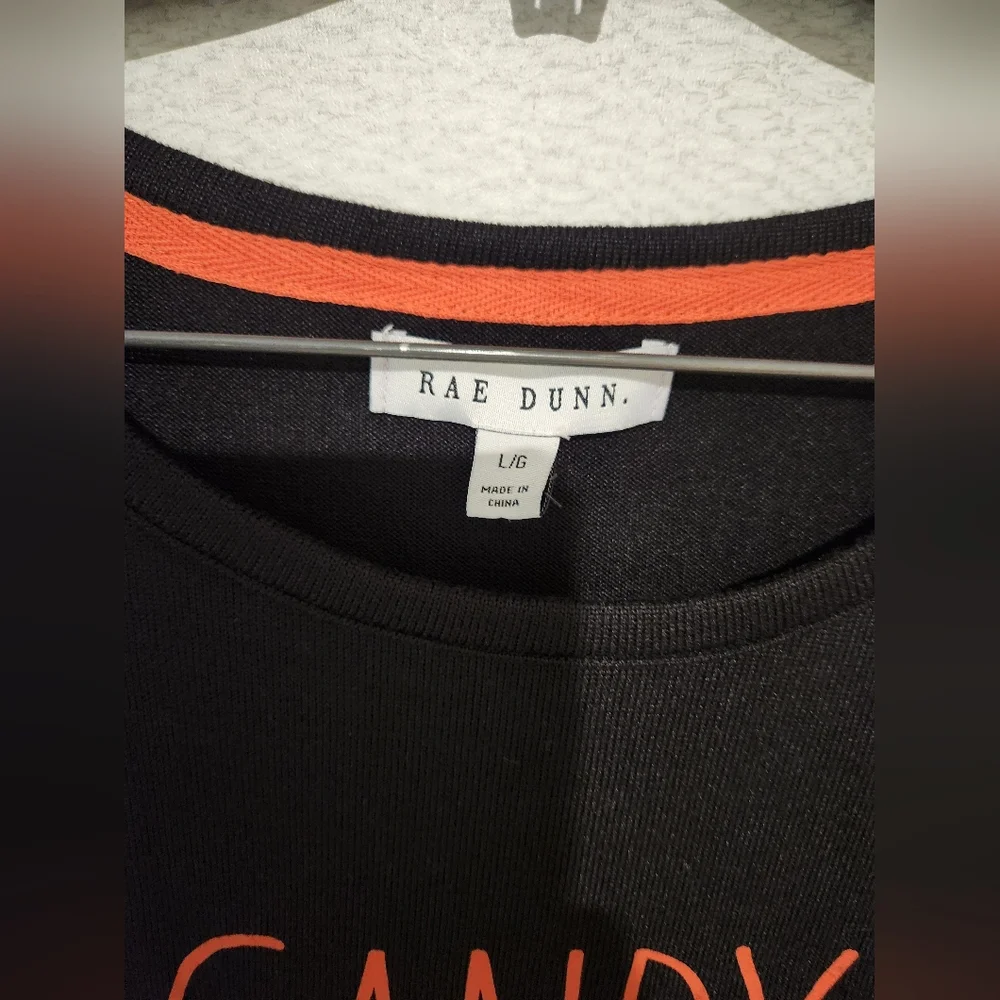 Rae Dunn Halloween Candy Coma Long Sleeve Crewneck Shirt Womens Large - Picture 3 of 6